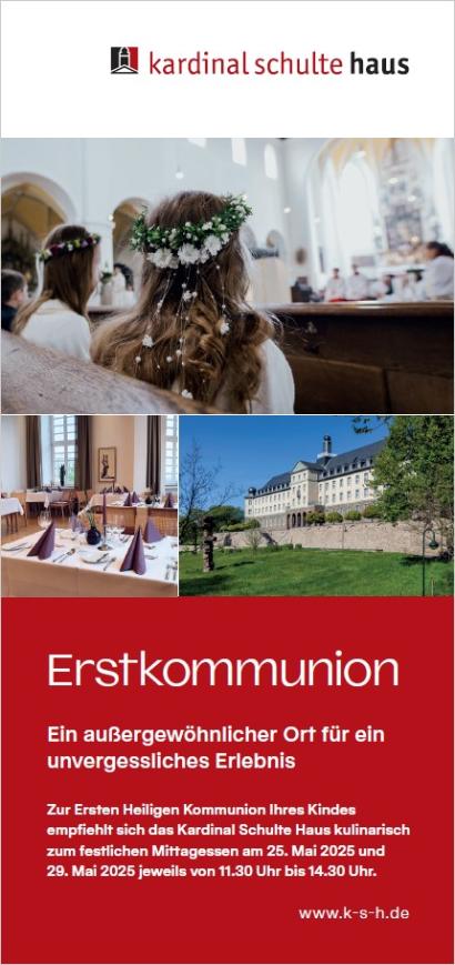 Erstkommunion feiern im Kardinal Schulte Haus