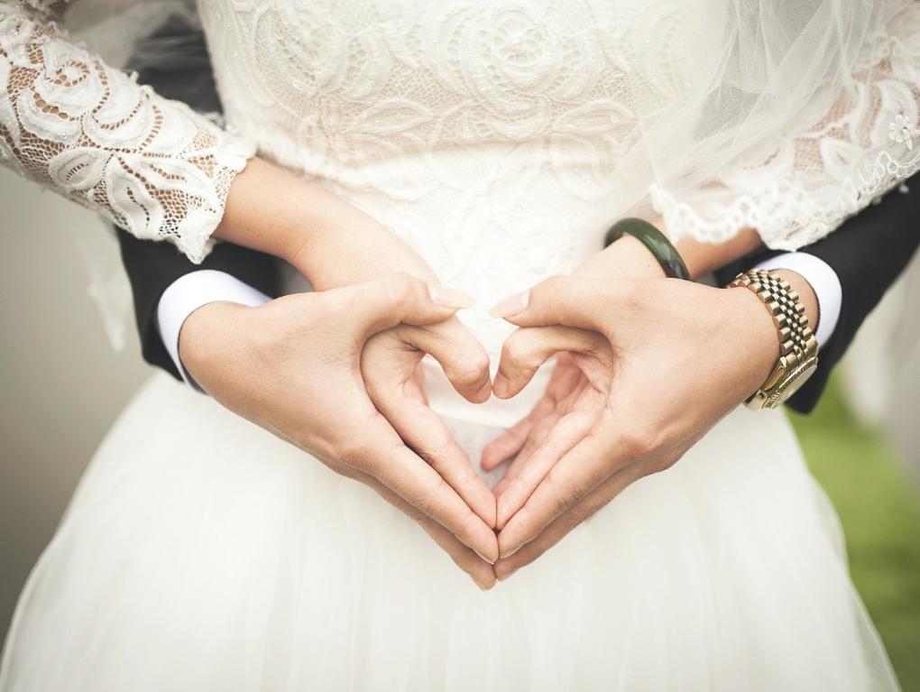 Hochzeitspaar Herz